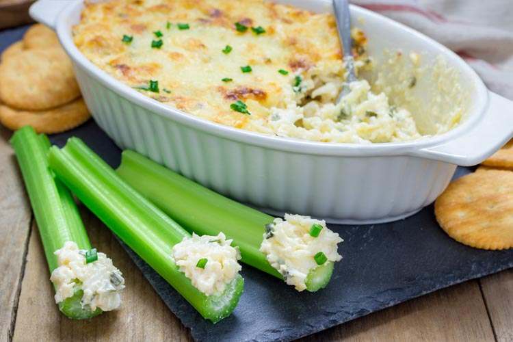 Готовим Appetiziers Baked Crab and Parmesan Dip