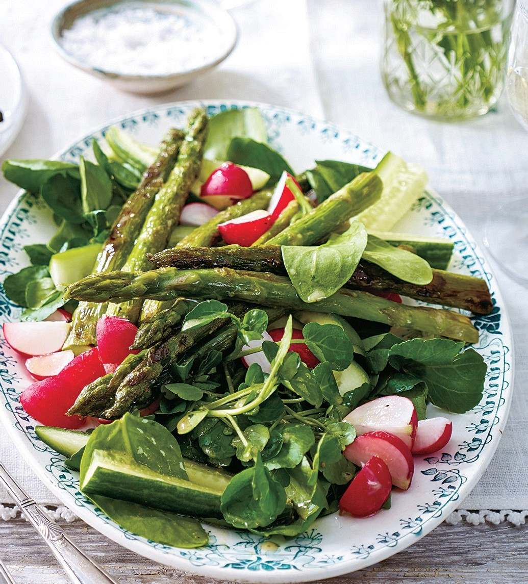 Готовим Appetiziers Watercress and Asparagus Salad