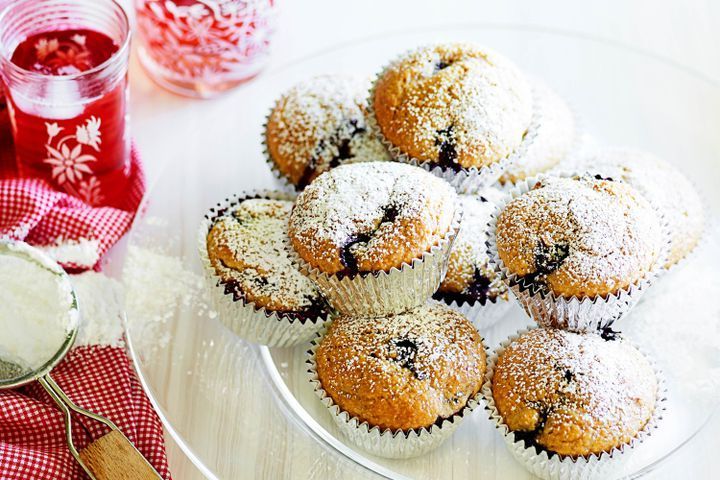 Готовим Desserts Blueberry bran muffins