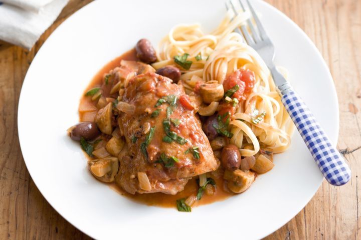 Cooking Meat Chicken cacciatore