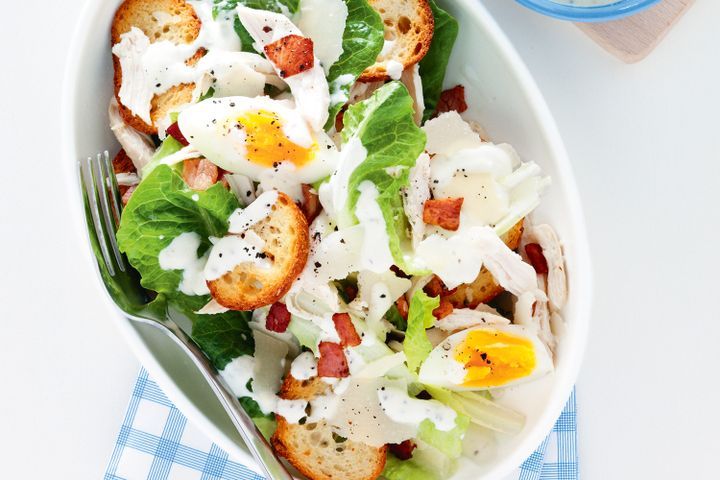 Cooking Meat Chicken caesar salad