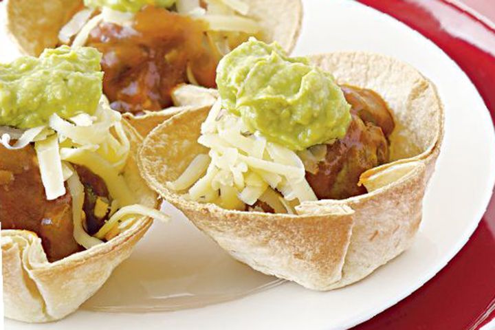 Cooking Meat Mexican meatball cups