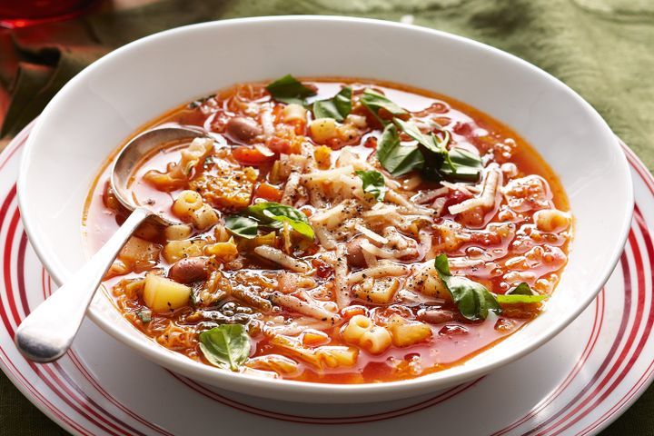 Cooking Meat Minestrone