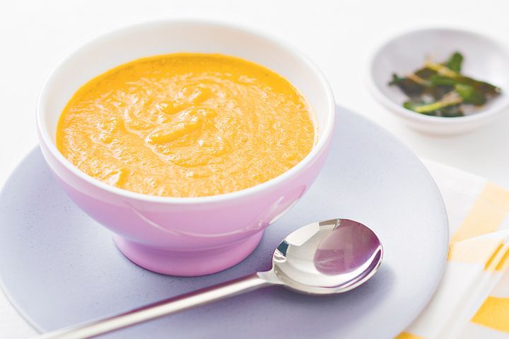 Cooking Meat Roasted carrot and parsnip soup