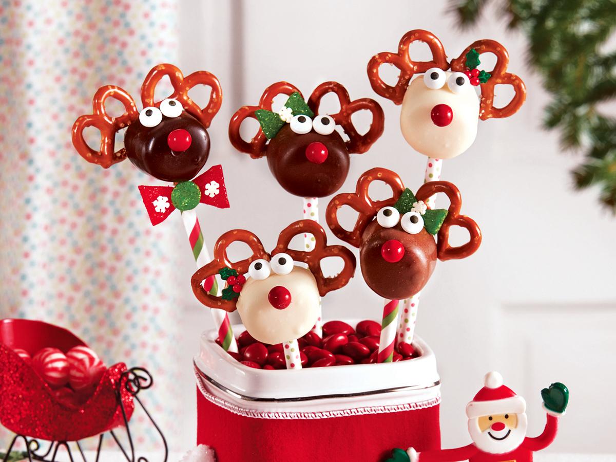 Готовим Desserts Candace Cameron Bures Reindeer Marshmallow Pops