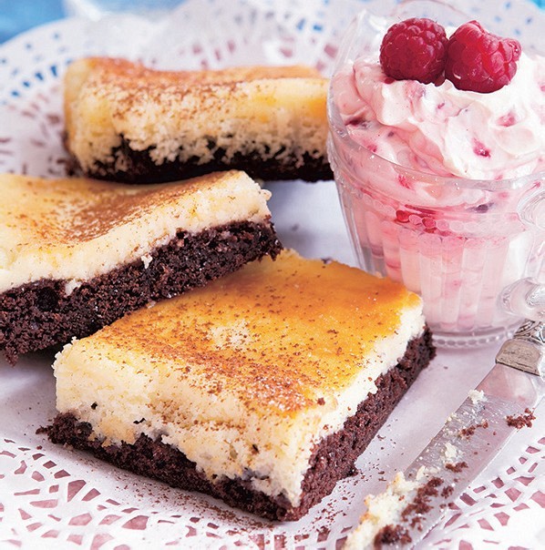 Готовим Desserts Cheesecake Brownies