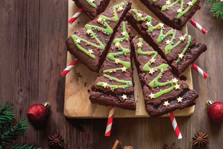 Готовим Desserts Christmas Tree Brownies