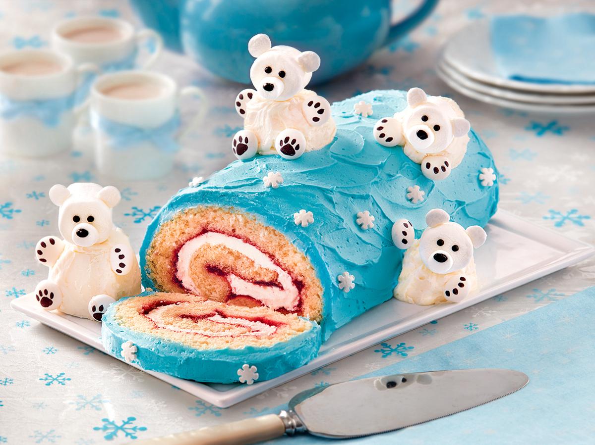 Готовим Desserts Polar Bear Roll Cake