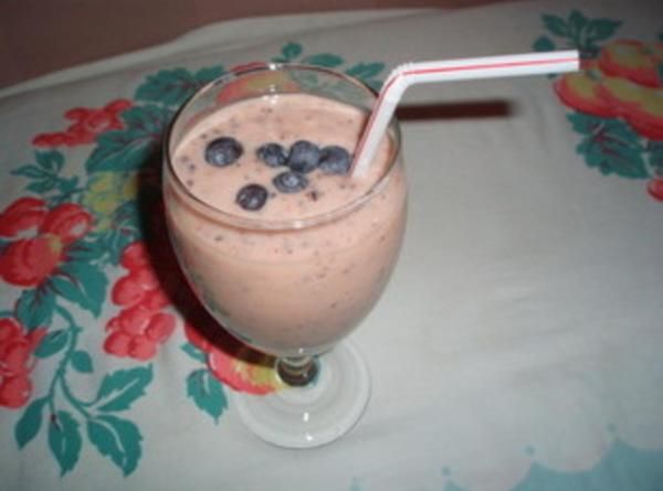 Cooking Coctails Blueberry Breakfast Shake