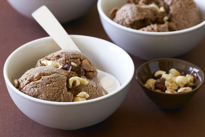 Cooking Coctails Coffee and hazelnut granita