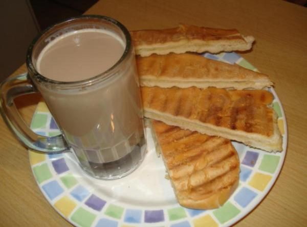 Cooking Coctails Cuban Cafe Con Leche & Toastada Cubana Cuban Coffee & Milk & Cuban Toast