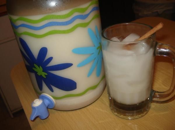 Cooking Coctails Mexican Rice Milk Horchata Mexicana