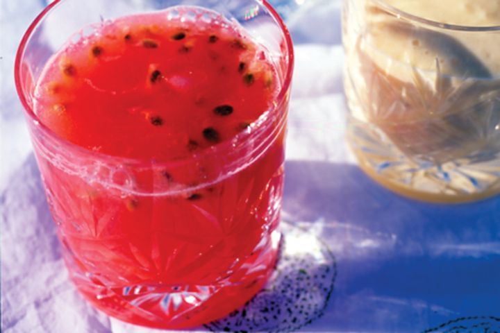 Cooking Coctails Watermelon & passionfruit juice