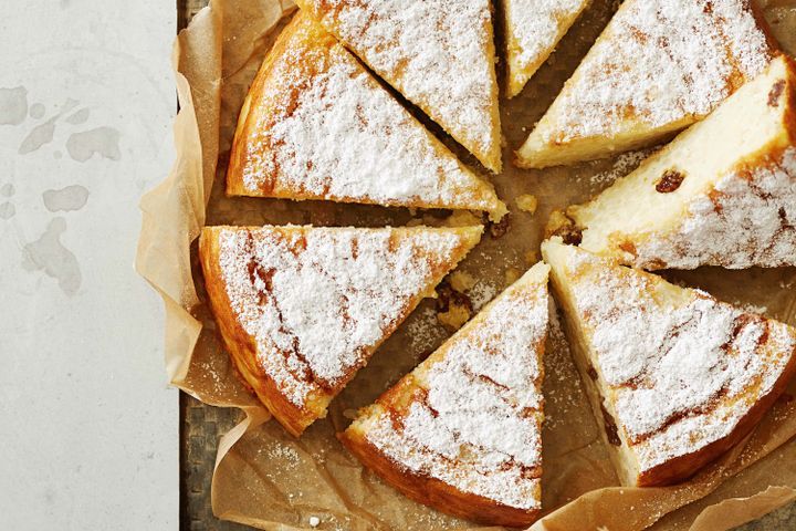 Cooking Desserts Italian spiced orange and rice cake