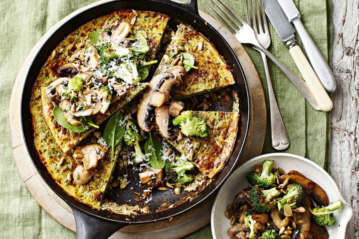 Cooking Appetiziers Super-greens frittata