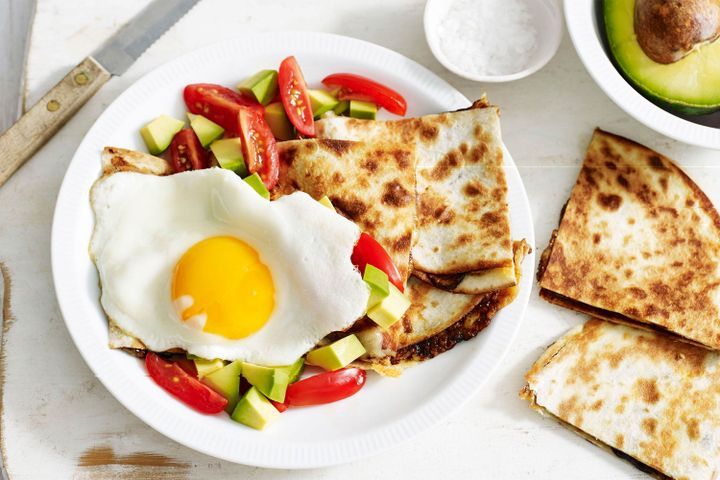 Cooking Appetiziers Vegemite breakfast quesadilla