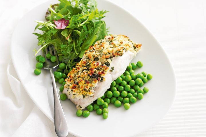 Cooking Fish Blue-eye with a gluten-free herb crust