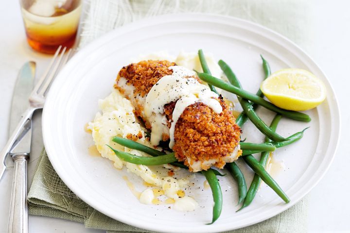 Cooking Fish Blue-eye with sundried tomato crust