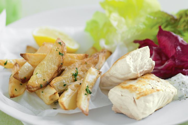 Готовим Fish Fish and chips with yoghurt tartare