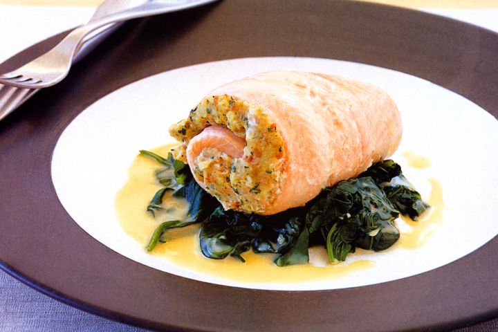 Готовим Fish Fish fillets with macadamia nut stuffing