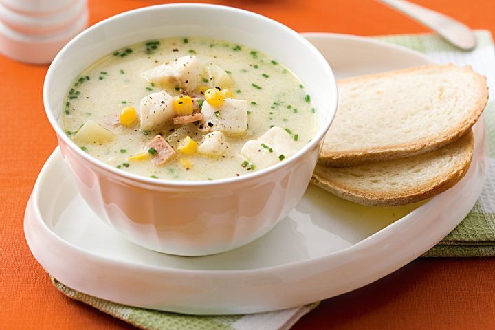 Готовим Fish Hearty fish chowder