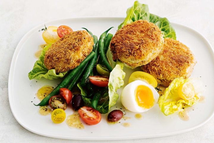 Cooking Fish Nicoise fishcakes