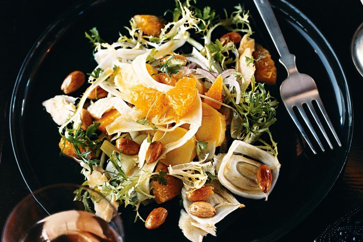 Cooking Fish Orange and salt cod salad