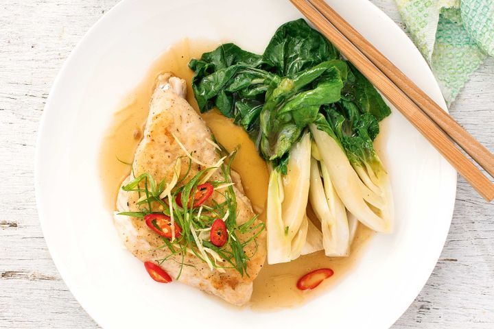 Готовим Fish Pan-fried Chinese fish