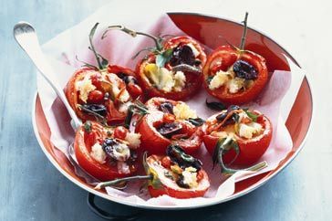Cooking Fish Roasted tomatoes with Italian flavours