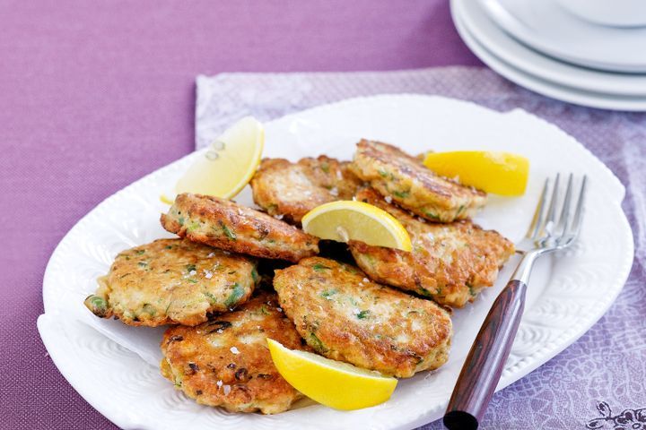 Cooking Fish Salmon fritters
