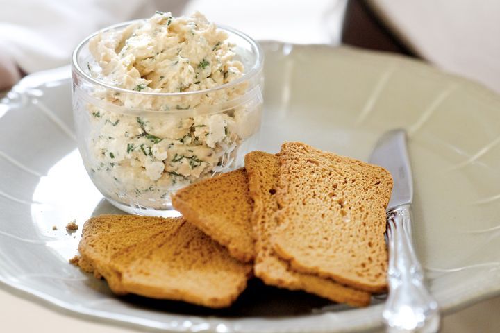 Cooking Fish Smoked-trout pate with melba toasts