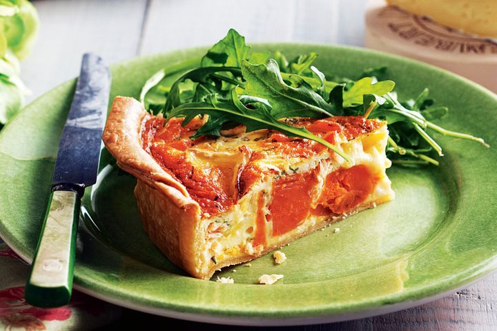 Cooking Fish Sweet potato and salmon quiche