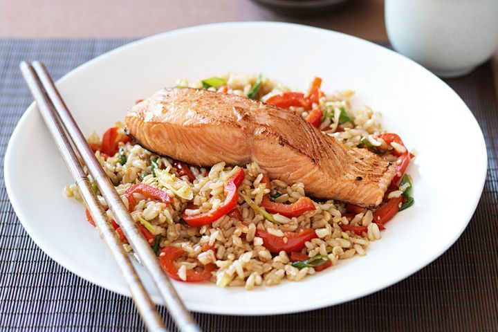 Cooking Fish Teriyaki and sesame salmon