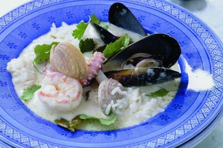 Cooking Fish Thai-style bouillabaisse