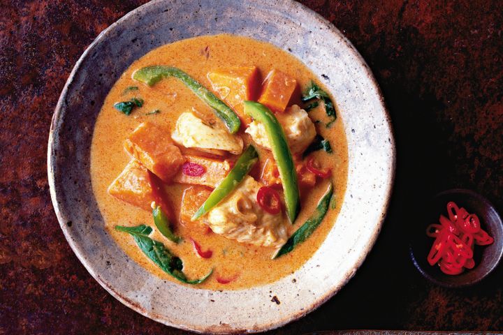Готовим Fish Thai fish & pumpkin soup