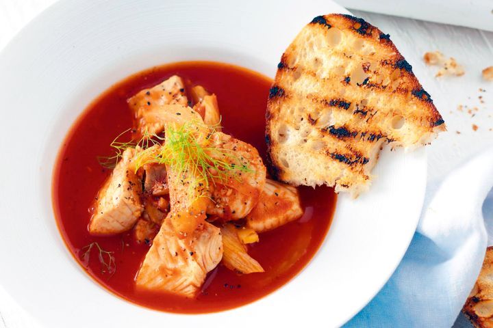 Готовим Fish Tomato and fennel fish stew