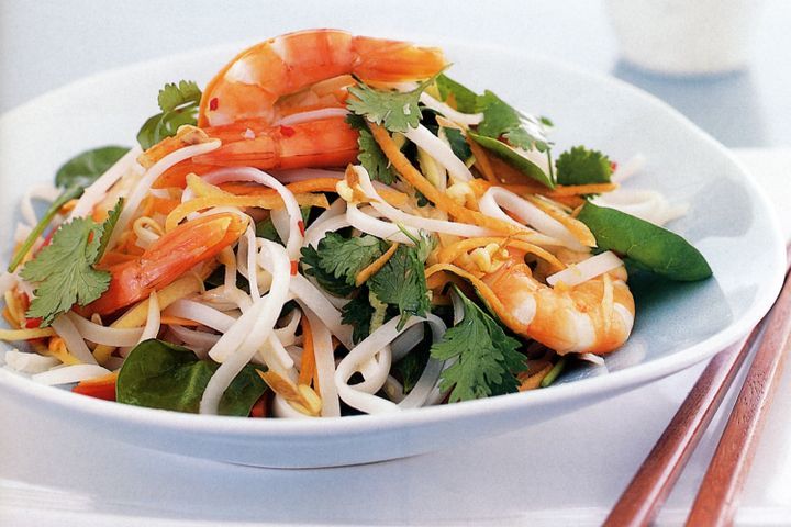 Cooking Fish Vietnamese-style noodle & prawn salad