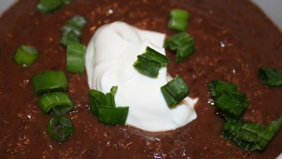 Cooking Health Black Bean and Salsa Soup