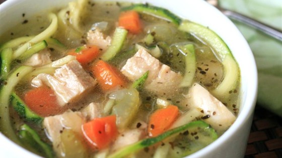 Cooking Health Chicken Zoodle Soup