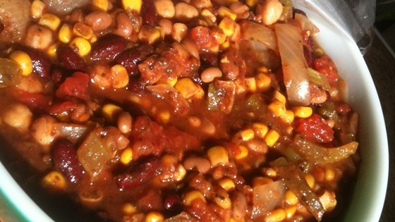 Cooking Health Grandmas Slow Cooker Vegetarian Chili