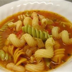 Cooking Health Pasta Fagioli