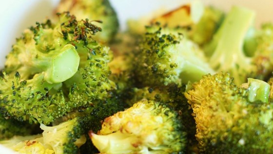 Cooking Health Roasted Garlic Lemon Broccoli