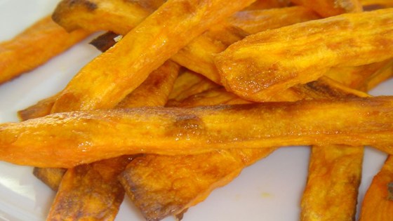 Cooking Health Spicy Baked Sweet Potato Fries