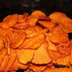 Cooking Health Spicy Sweet Potato Chips