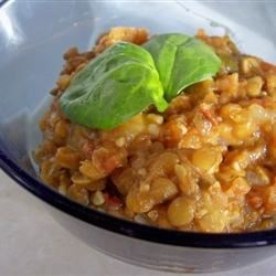 Cooking Health Tomato-Curry Lentil Stew