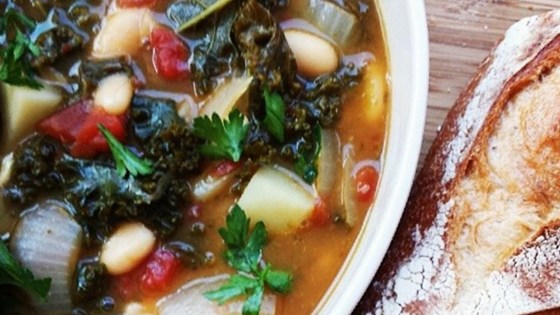 Cooking Health Vegetarian Kale Soup