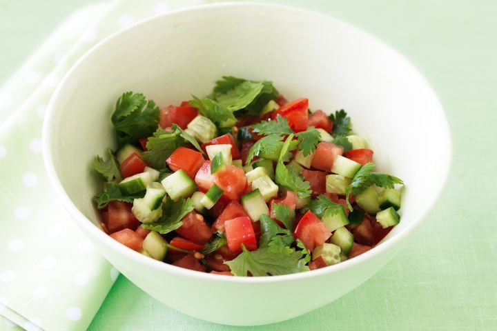 Cooking Child Tomato salsa