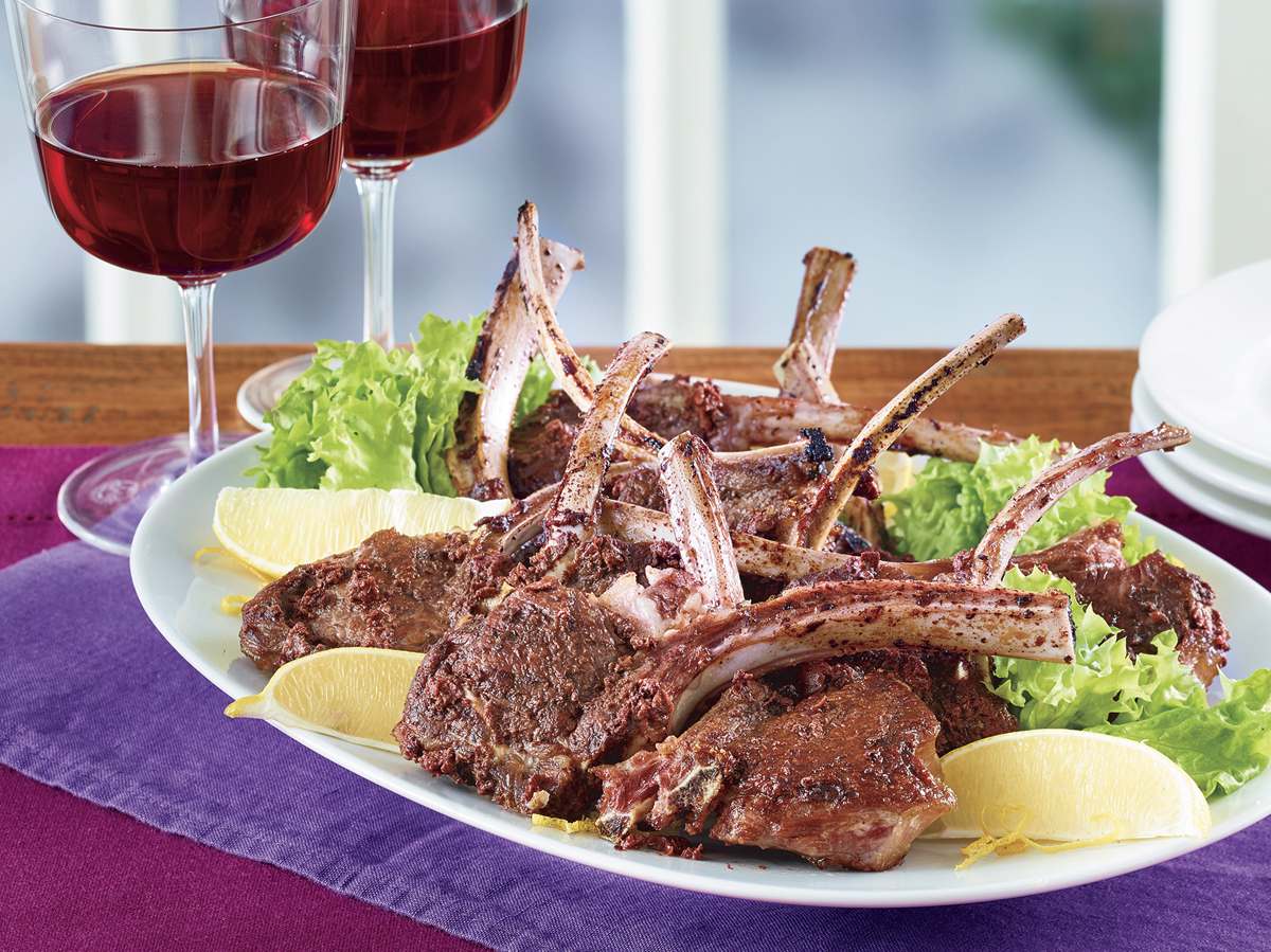 Готовим Meat Broiled Lamb Chops with Olive Tapenade