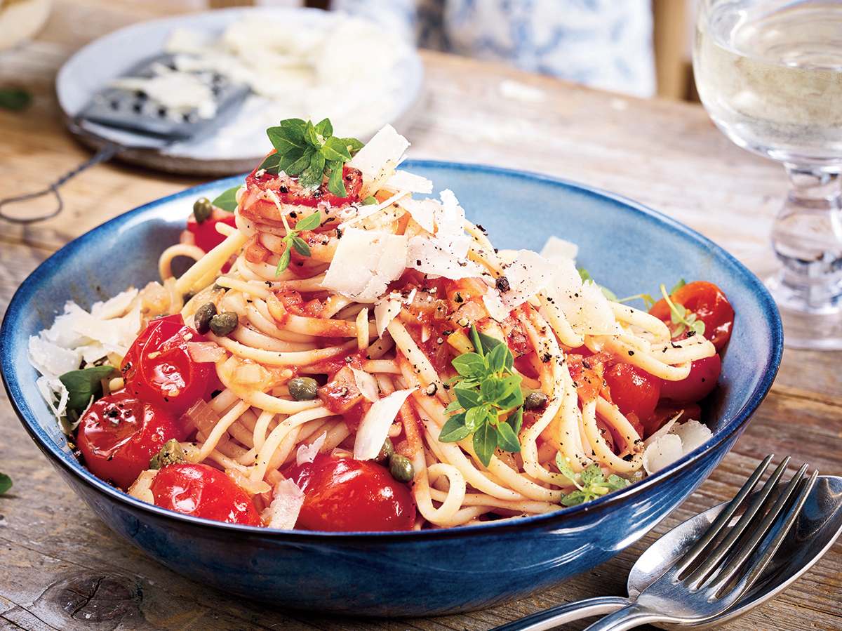 Готовим Meat Burst Tomato Spaghetti