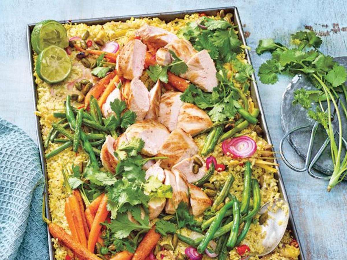 Готовим Meat Curried Chicken and Vegetable Bake